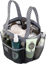 9 Pocket Mesh Shower Caddy Tote Bag Portable Waterproof,Dorm,Camping,Gym,Travel