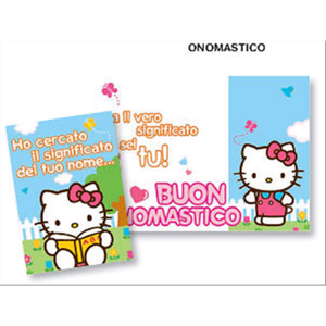 Biglietto Auguri Disney Hello Kitty Onomastico Ebay