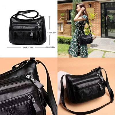 US Women's Crossbody Wallet Cell Phone Case Shoulder Bag Pouch Large