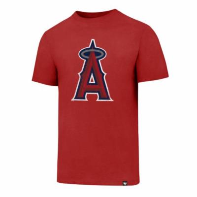 MLB Baseball Los Angeles Angels L.A. T-Shirt rot Club Knockaround Logo 47Brand