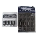 Enkei Genuine Lug Nut Lock Nuts Set for 5H 19HEX 35mm M12 P1.5 12x1.5 Black