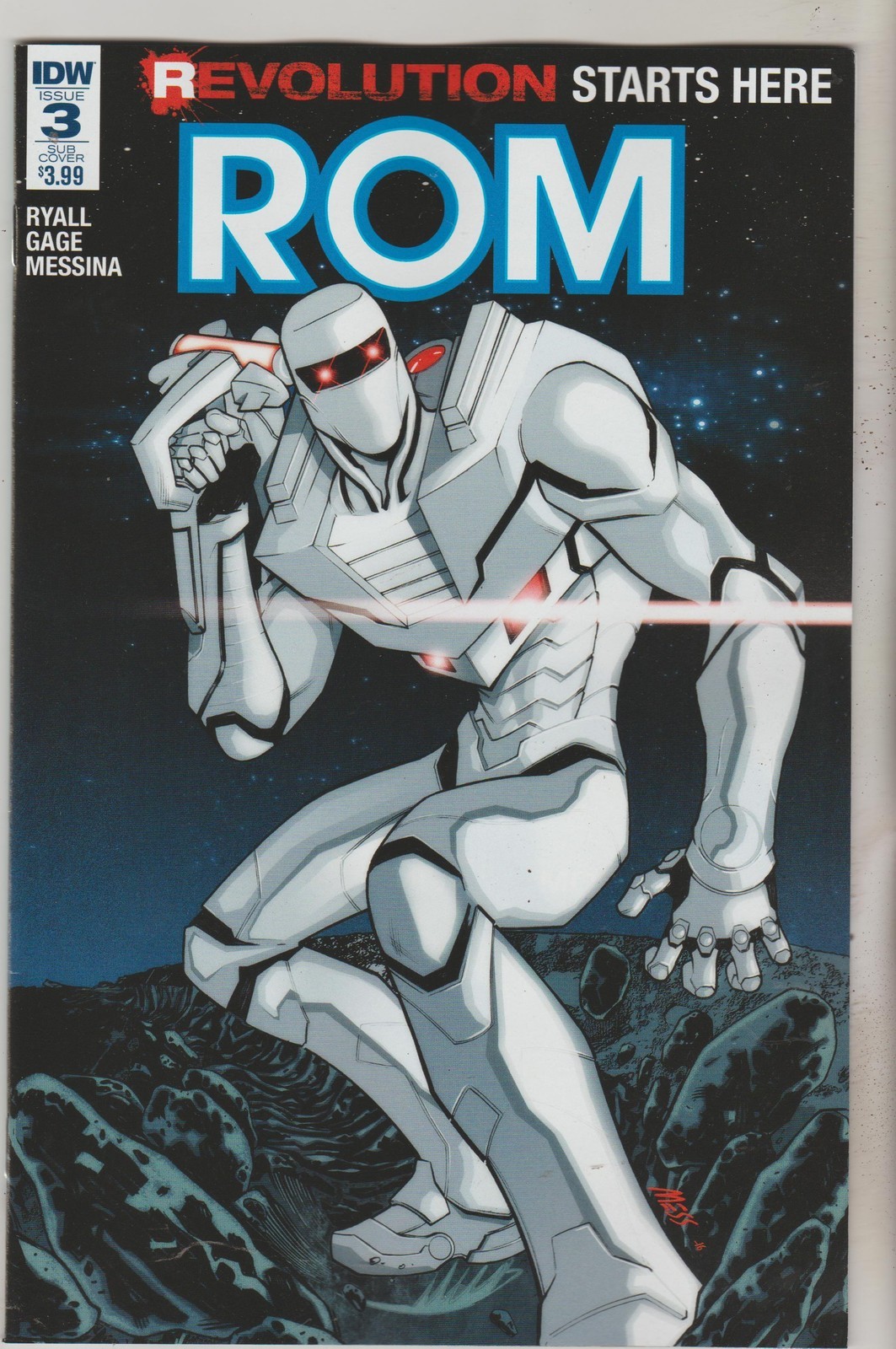 IDW COMICS ROM #3 SEPTEMBER 2016 SUBS VARIANT A 1ST PRINT NM