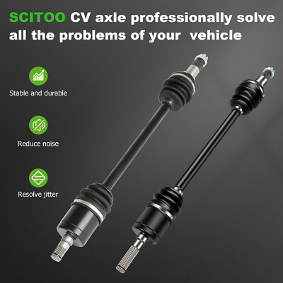 Pair For Can-Am Defender HD5 HD8 HD9 HD10 Front Left & Right CV Axle Assy