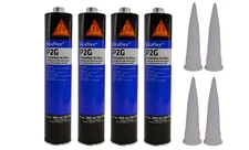 Auto Glass Urethane/Adhesive/ Primerless to Glass 4 Tubes Sika P2G
