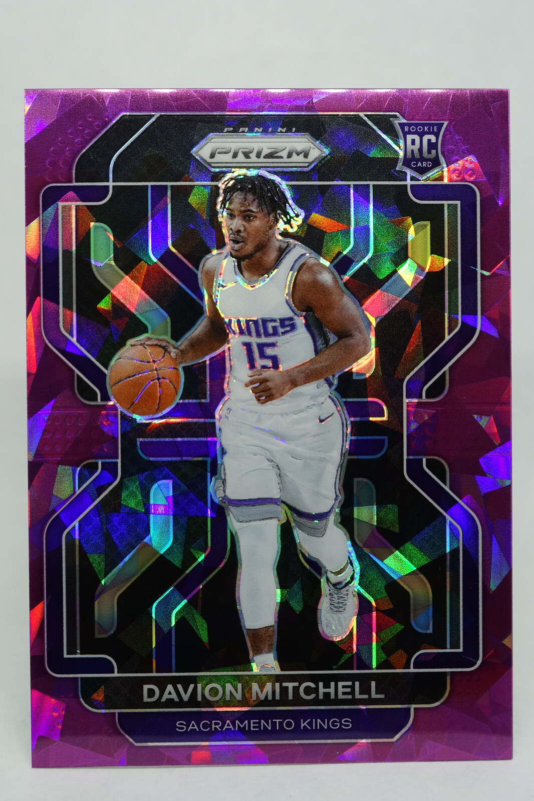 2021-22 Panini Purple Ice Prizm #312 Davion Mitchell Rookie 52/149 COLOR MATCH