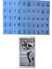 1939 Churchman Tobacco Kings of Speed Vintage Complete 50 Card Set JESSE OWENS