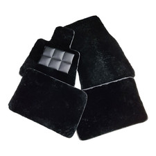 Genuine Sheepskin floor mats fits Rolls Royce Ghost Wraith Cullinan Phantom Dawn