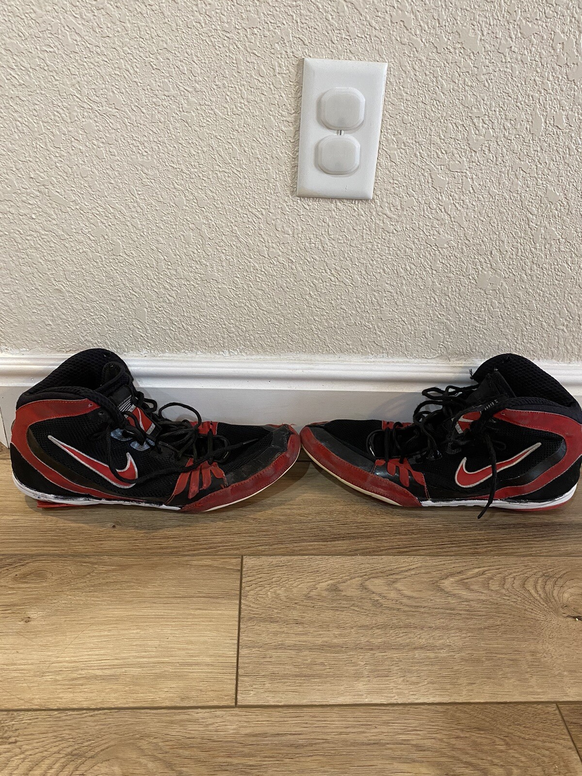 Nike Freek Wrestling Shoe Red/Black (Size 11.5) eBay