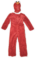 Sesame Street Elmo Red Furry Fuzzy Kids Child Costume 