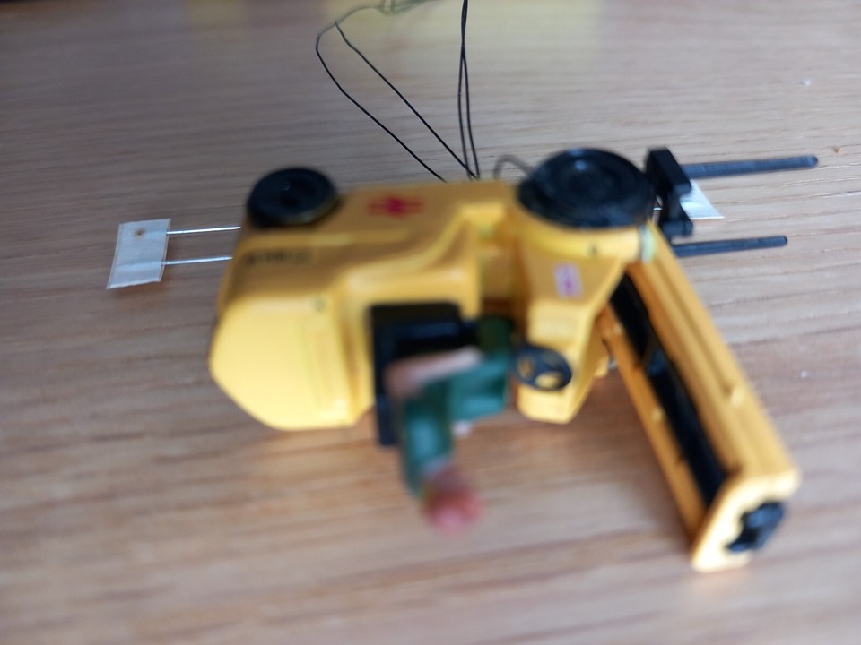 176 Diecast British Rail Forklift.with LEDs Fitted 2x Resistors. eBay