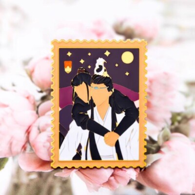 The Untamed Chen Qing Ling Wei Wuxian Lan Wangji Metal Badge Pin Gifts