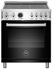 Bertazzoni PROF304INSNET 30" Free-Standing Induction Range Pro NERO BLACK New