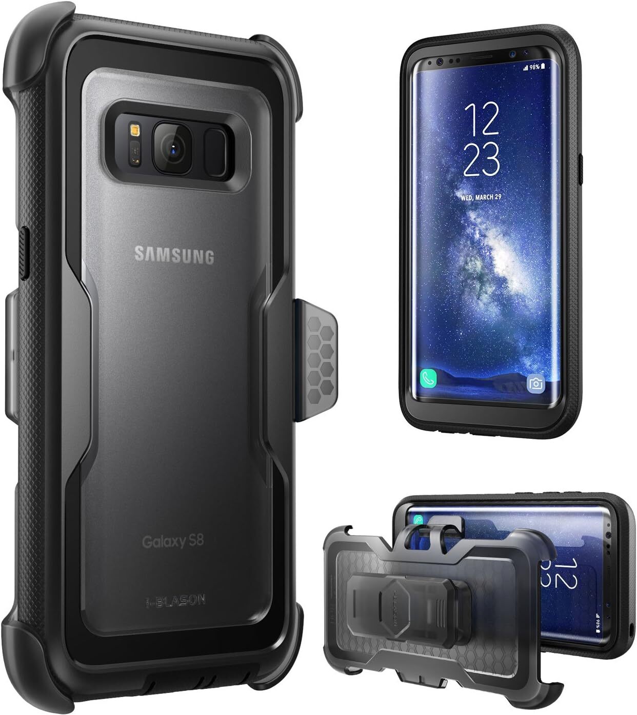 Armorbox Series Case for Galaxy S8, [Full Body] [Heavy Duty] Shock Reduction / B