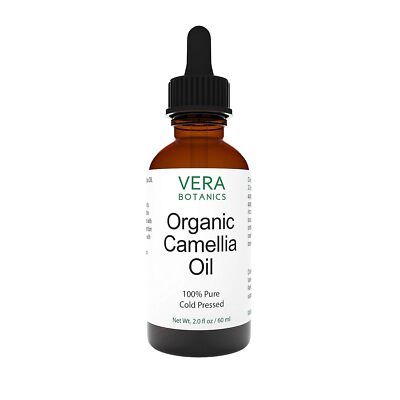 Organic Camellia Oil 2 Fl Oz Cold Pressed Anti Aging Skin Hair Nail Care