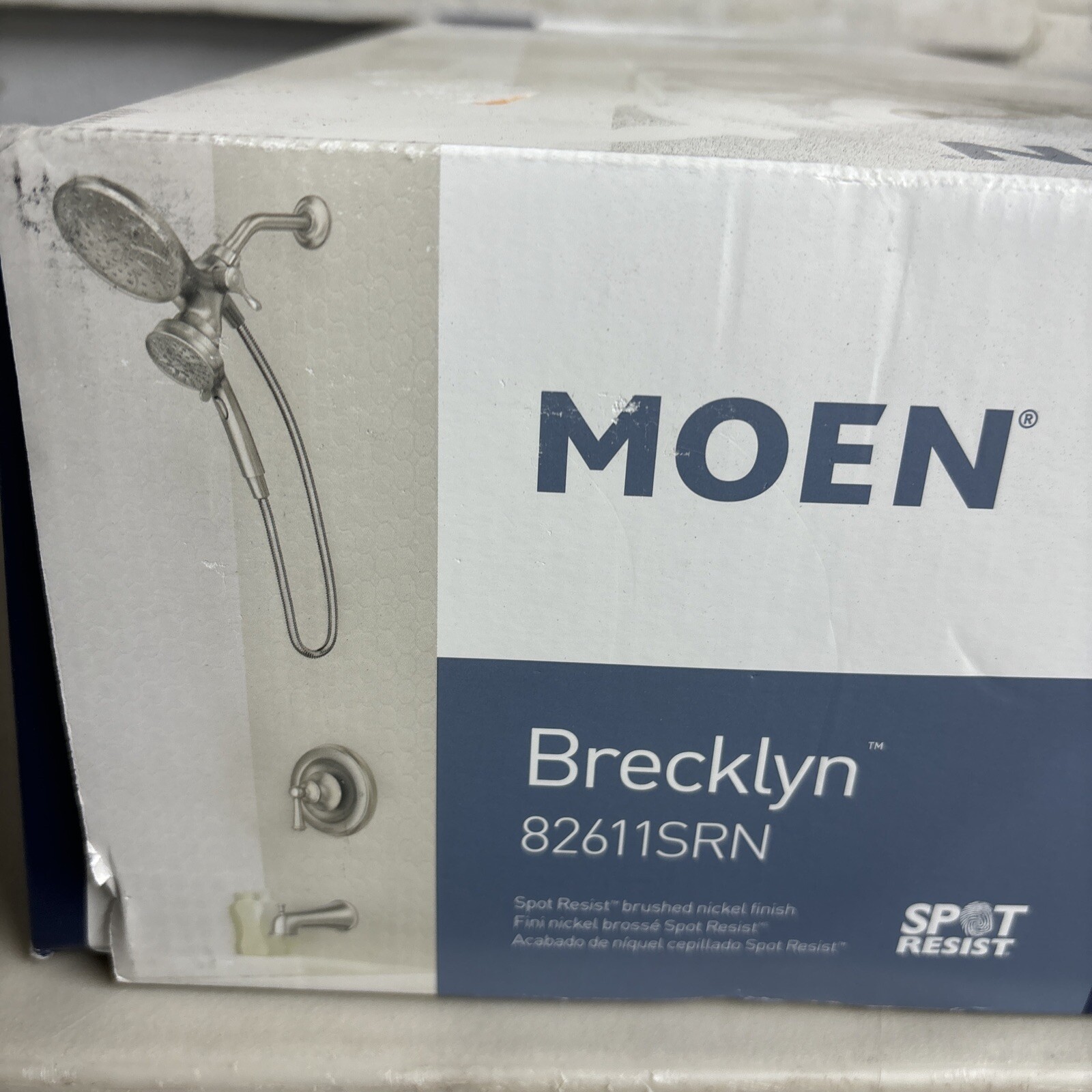 Moen 82611SRN Brecklyn Shower Faucet with Rainshower Combo
