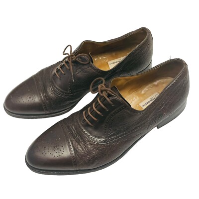 Moreschi Italy Dark Brown Calf Skin Leather Brogue Oxford  display picture 3