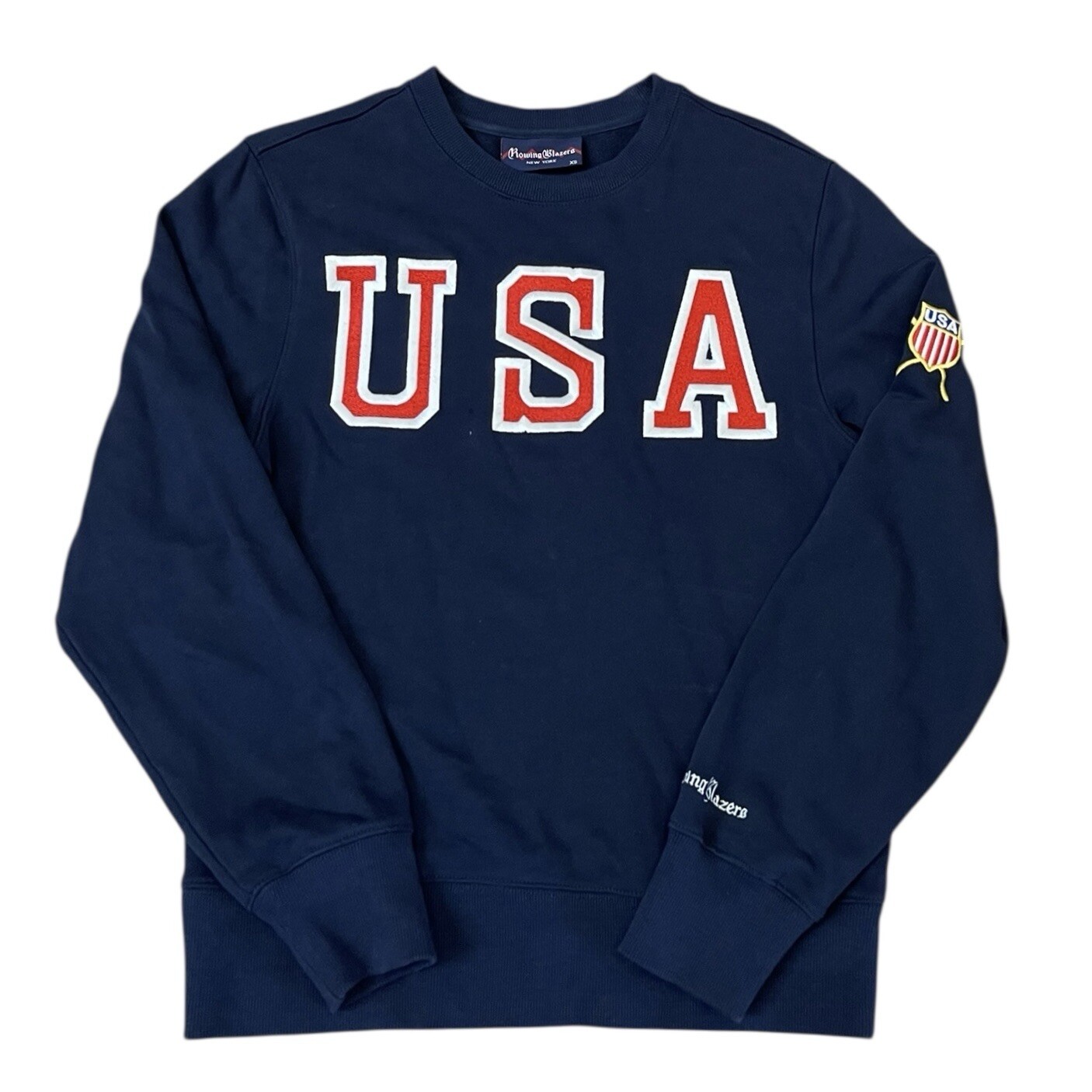 FILA Felpa girocollo blazer canottaggio USA 1936 taglia XS