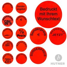 PROFI - Aktionsetiketten 32mm / 50mm Etiketten Aufkleber Rolle runde Sonderpreis