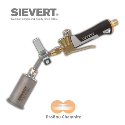 Sievert Pro 88 Titanium Kantenaufschweissbrenner 50 / 420 mm Dachbrenner Brenner