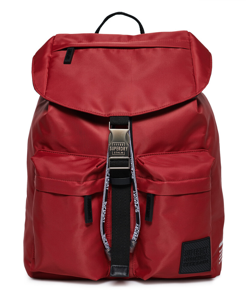 superdry leather backpack womens