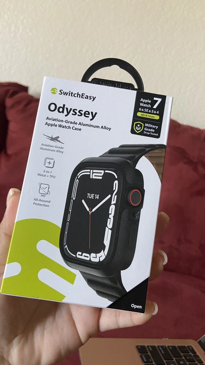Switcheasy Odyssey for Apple Watch 7/6/SE/5/4 40/41 mm Midnight Black