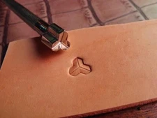 Stainless Steel  leather craft Geometric Decorative pattern Stamp Tool 9mm*9mm