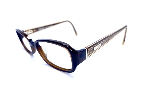 Coach Rectangular Oval Brown W Flex Temple Eyeglasses Midori 2036 49 17 135