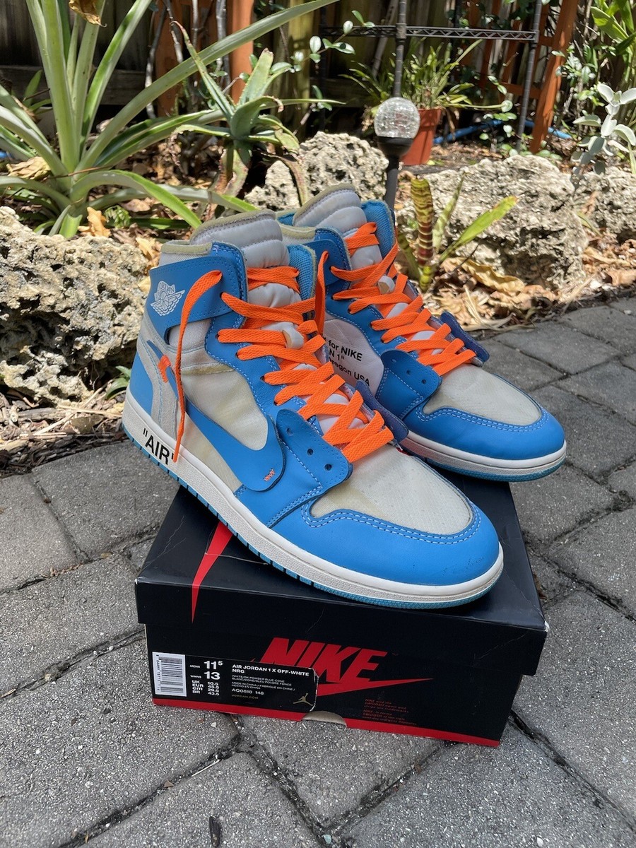 Unc Off White Nike Collection Jordan Retro High Off-White