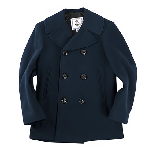 Ropa de ley auténtica para hombre Abrigo de mezcla de lana, varios colores, hecho en EE. UU. - Imagen 10 de 12