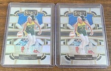 Nneka Ogwumike 2024 Panini Select WNBA Concourse Silver & Base #90 Storm Lot (2)