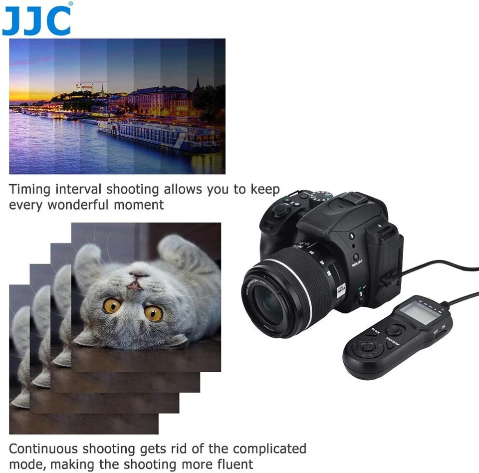 JJC Timer Remote Control for Olympus OM-D E-M1 Mark III II,E-M5 Mark III OM-1 II - Image 2 of 4