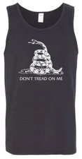 Don't Tread on Me TANK TOP - Gadsden Flag Political Military