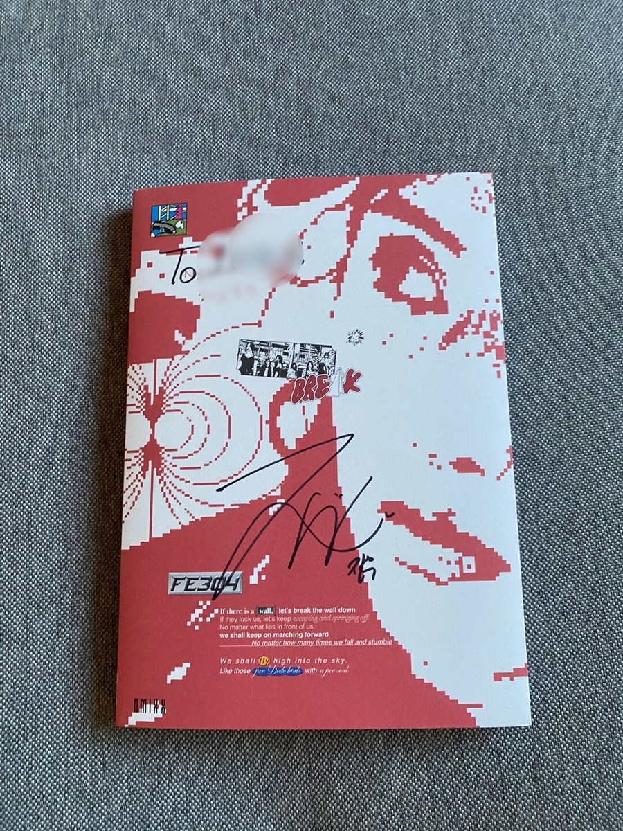 jyp nmixx 2nd ep album Fe3O4: BREAK jiwoo signed autographed cd