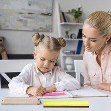 300 Sheets Sentence Strips Rainbow Ruled Word Strips Adhesive Learning Sentence