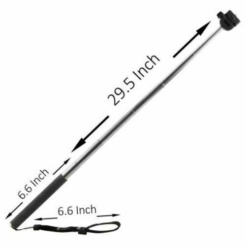 Teleskop Selfie Stick/Bluetooth Fernbedienung/Einbeinstativ Handy Halterung für iPhone Samsung - Bild 8 von 13