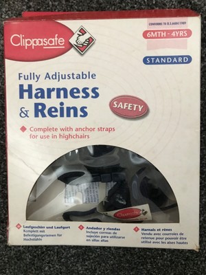 clippasafe harness and reins