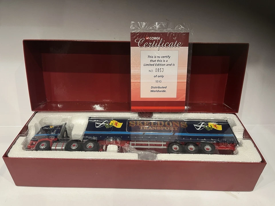 1/50 - DAF CF CURTAINSIDE - SKELDONS TRAN. - CORGI CC13615 - NEW-LIMITED - Imagen 2 de 4