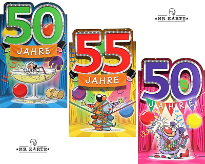 Lustige Geburtstagskarte Zum 35. – Große Karte 14x21,6 Cm Mit Umschlag, Für Männer & Frauen