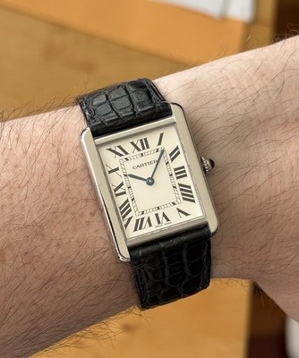 FRESH BATTERY Cartier Tank Solo Large 2715 35x27mm