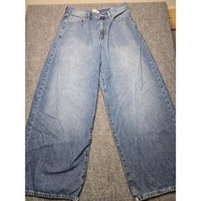 PacSun Ryder Ultra Baggy Jeans Mens 33x29 Light Blue Wide Leg Y2K Skater