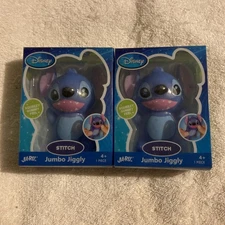 Lot of 2 Disney Stitch Jumbo Jiggly by Jaru NIP