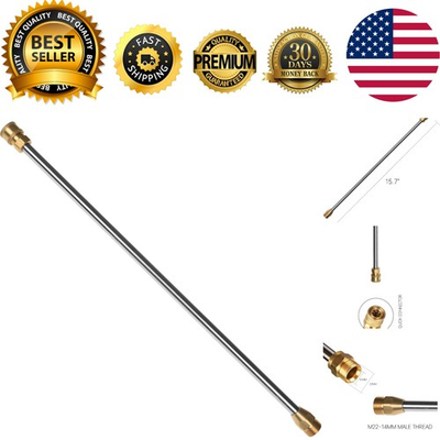 #ad #ad Ultimate 16quot; Stainless Steel Pressure Washer Wand 5000 PSI Universal Fit $26.99