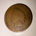 1901 Indian Head Small Cent Bronze Philadelphia KM#90 US Coin — photo 1