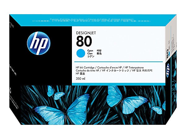 HP 80 Cyan Ink Cartridge