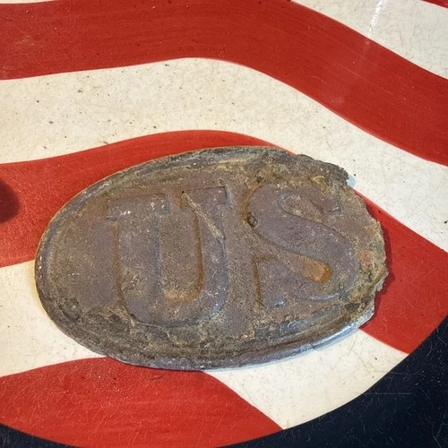 Dug Civil War 💥 🇺🇸 💣 U.S. Cartridge Box Plate