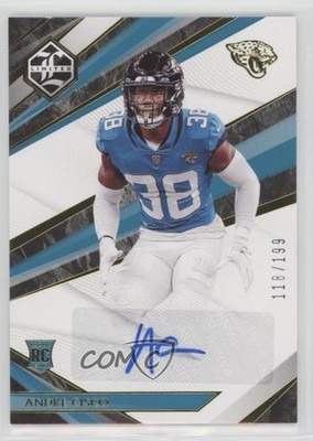 2021 Panini Limited Rookie Auto 118/199 Andre Cisco #240 Rookie Auto RC 0h28