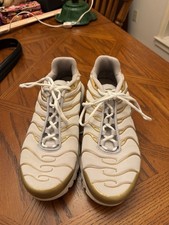 Nike Air Max Plus TN White / Gold Size 10