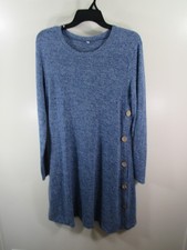 Unbranded Sweater Dress Size M Ble Pull Over Long Sleeve