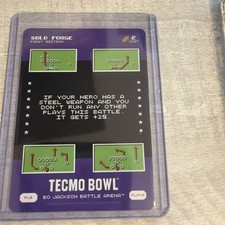 BO JACKSON BATTLE ARENA TECMO BOWL SOLO FORGE PLAY SSP #PL5