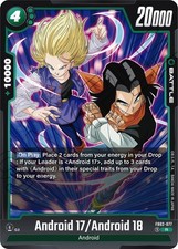 Android 17/Android 18 Rare FB02 Blazing Aura FB02-077